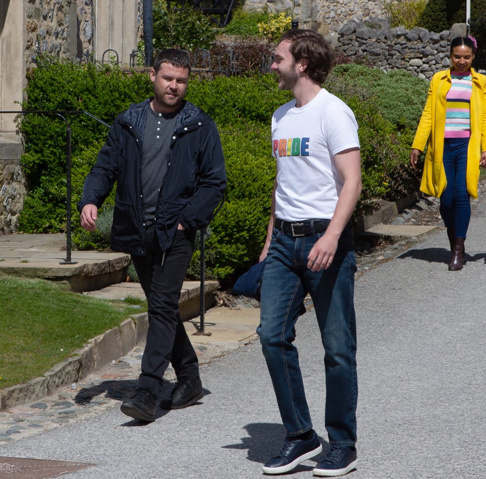 Aaron Dingle und Ben Tucker in Emmerdale