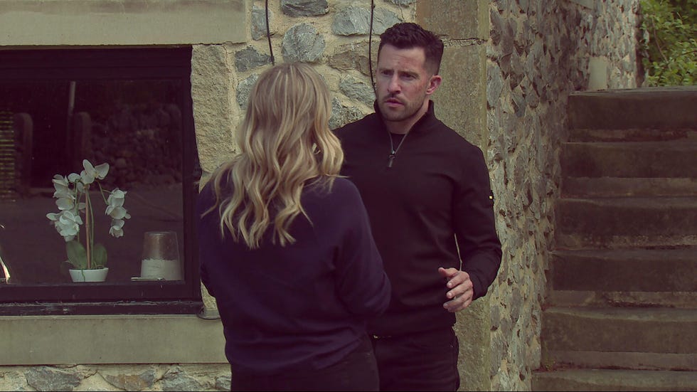 ross barton and charity dingle in emmerdale