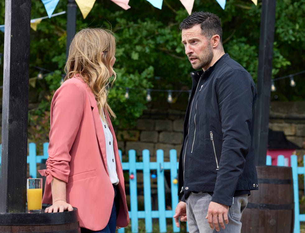 ross barton and charity dingle in emmerdale
