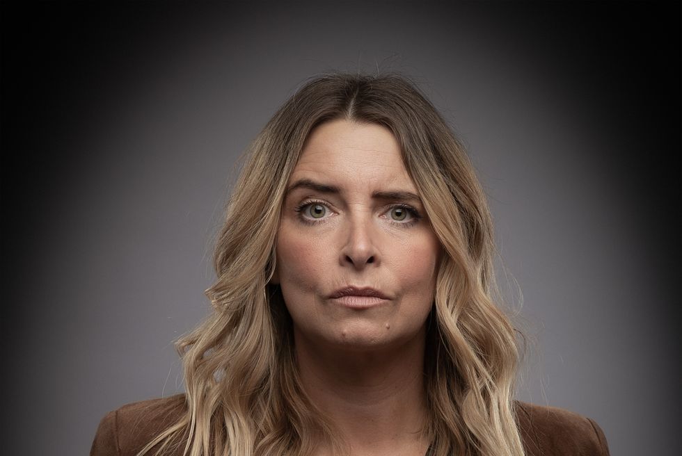 emma atkins as charity dingle in emmerdale