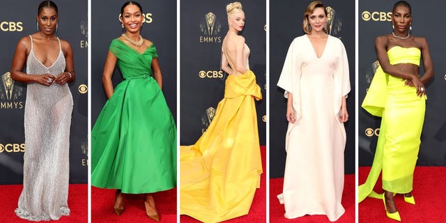 Emmy Awards 2021 Best Dresses - 73rd Emmy Awards Red Carpet Celebrity  Fashion