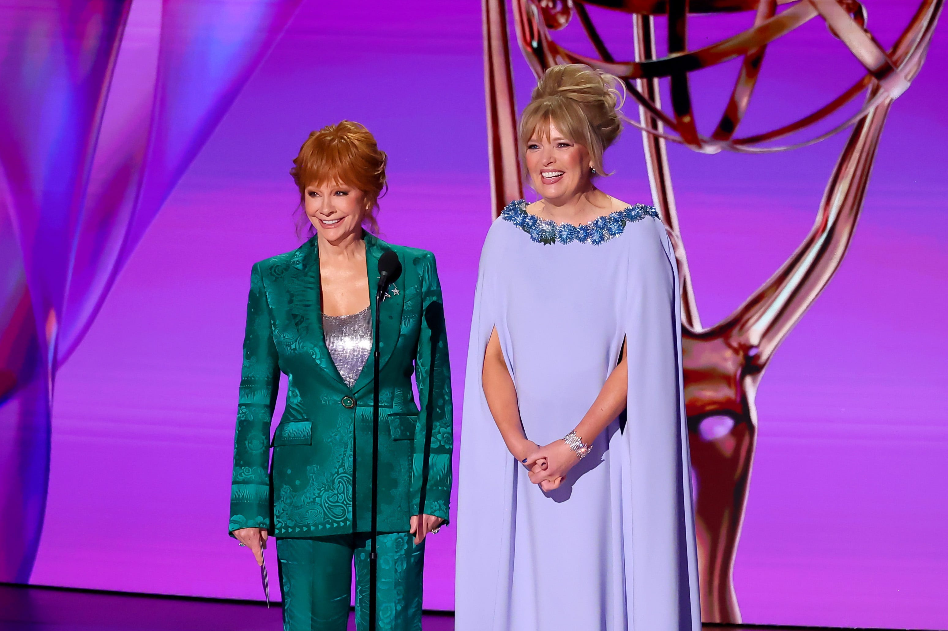 Reba McEntire and Melissa Peterman Had an Epic Reunion at the Emmys