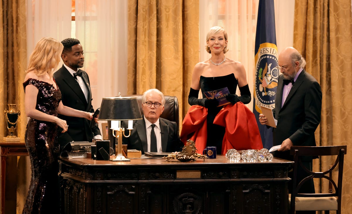 emmys 2024 the west wing cast reunion bradley whitford