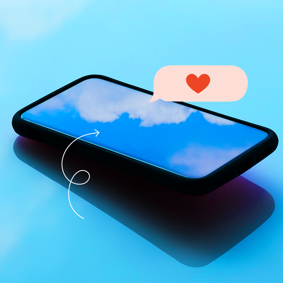 phone heart emoji