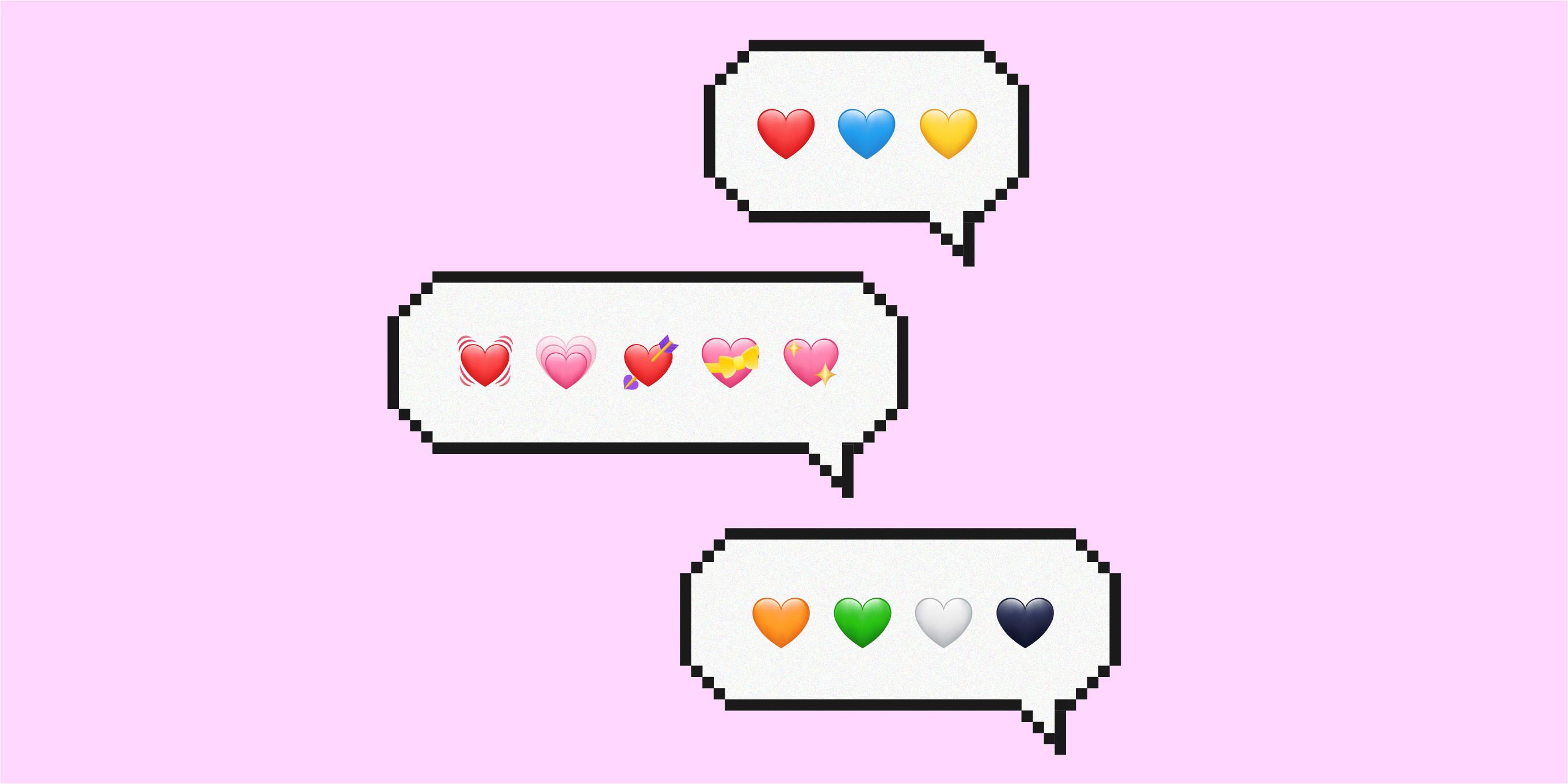 Heart Emoji Meanings - When To Use Each Color And Type Of Emoji