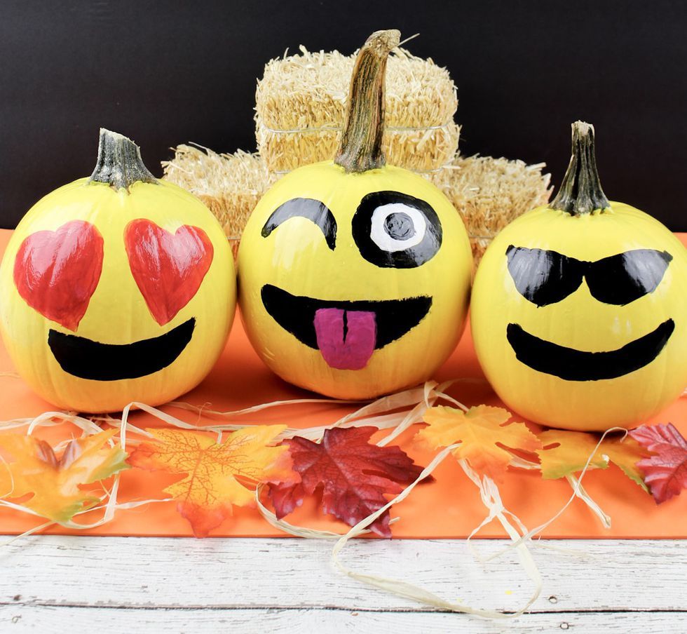 18 Best Emoji Pumpkin Carving And Painting Ideas - Emoji Face Stencils