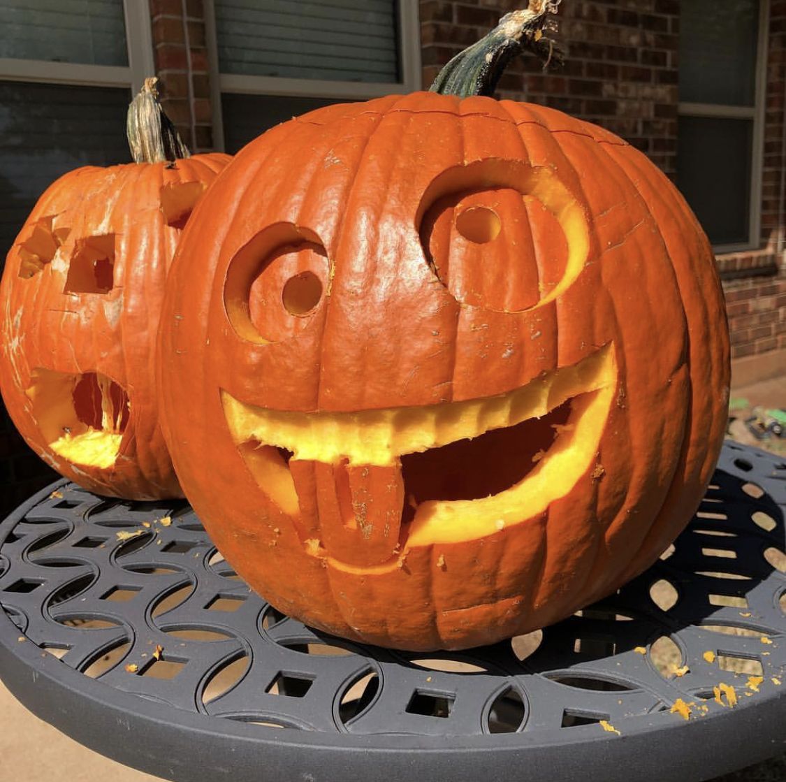 18 Best Emoji Pumpkin Carving And Painting Ideas Emoji Face Stencils   Emoji Pumpkin Carving Crazy 1563374174 