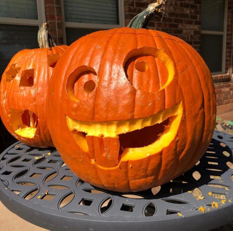 18 Best Emoji Pumpkin Carving and Painting Ideas - Emoji Face Stencils