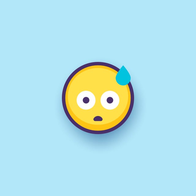 emoticon design flat line art and color background
