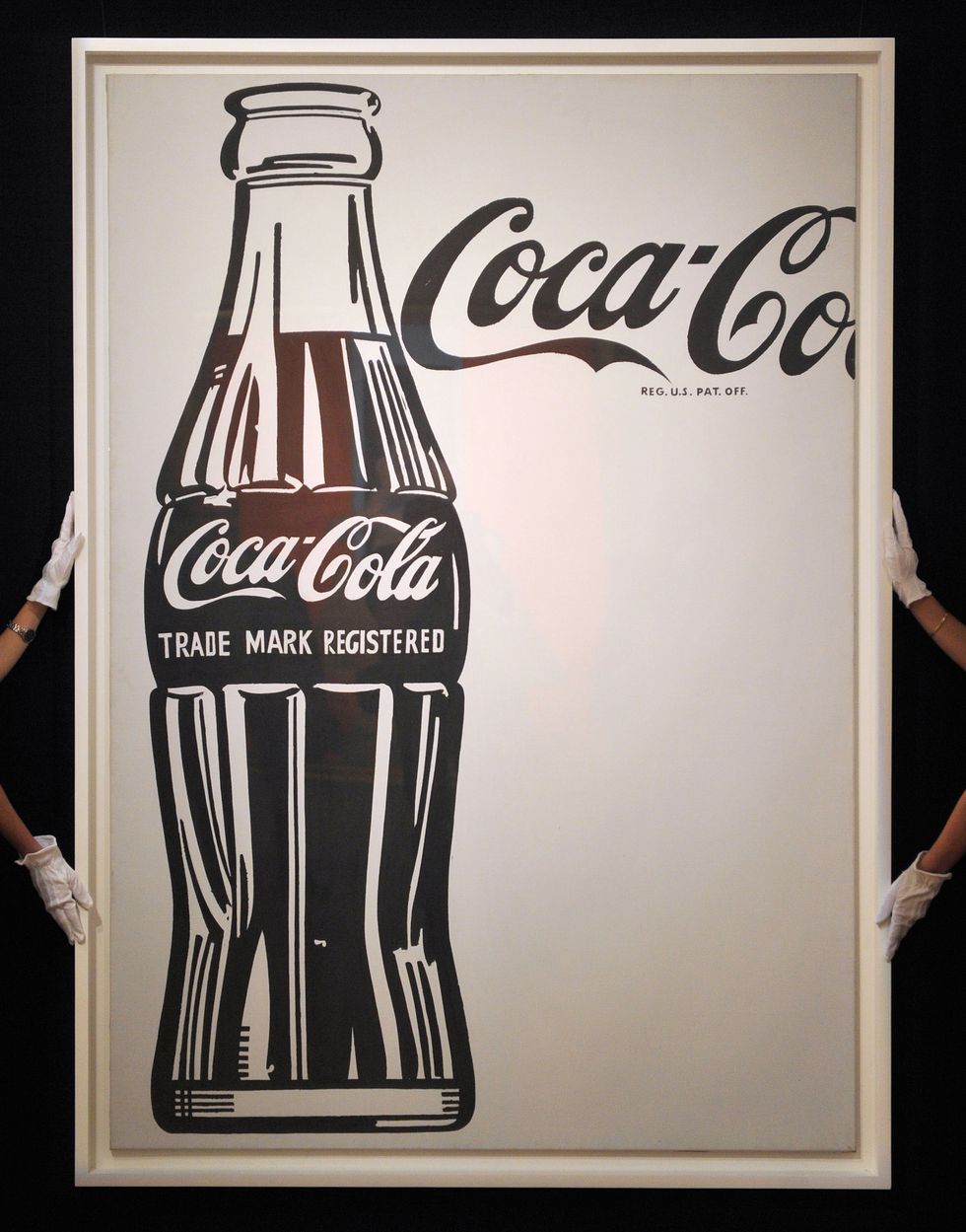 serigrafia de andy warhol coca cola