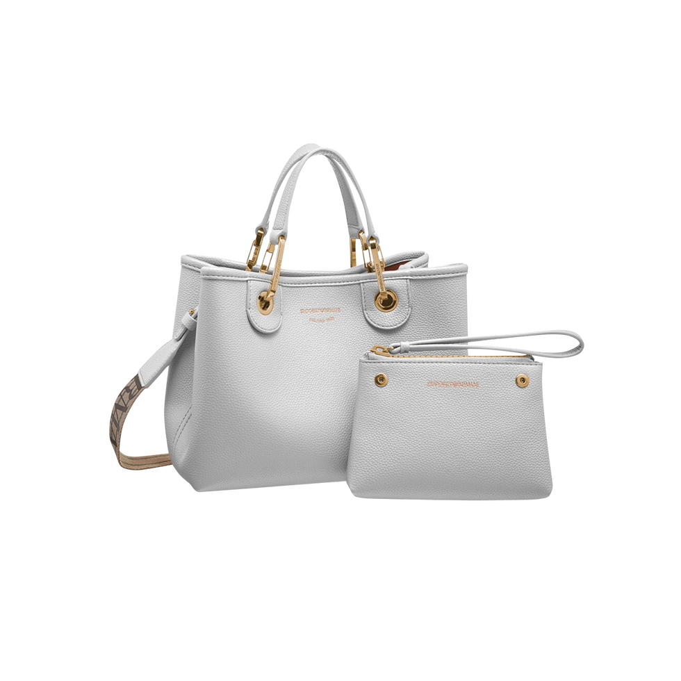 【未使用級✨かごバッグ】エンポリオアルマーニ　トート　2way 　ベージュ　希少 2025年最新】EMPORIO ARMANI レディース トートバッグの人気