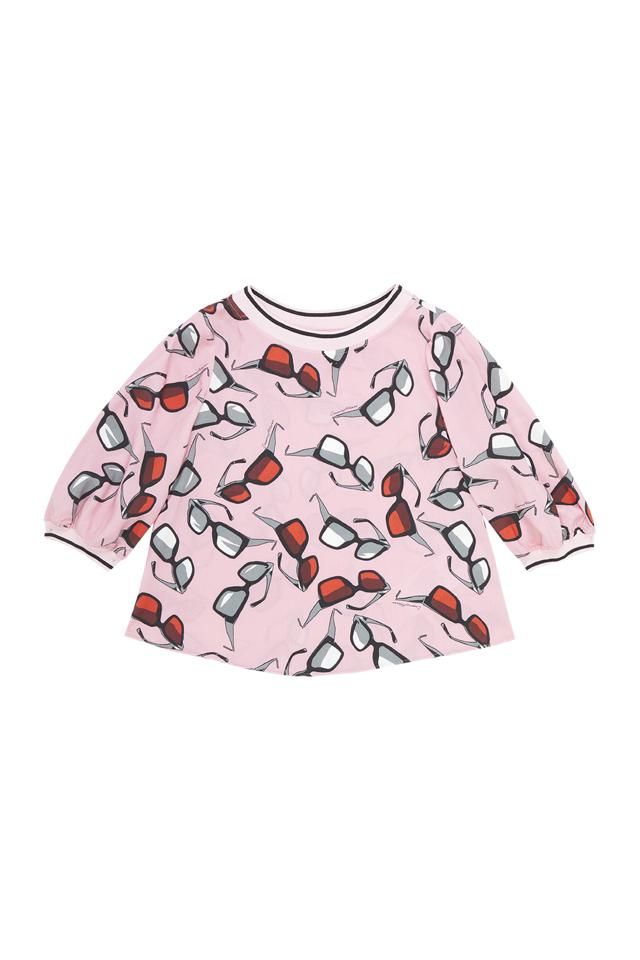 Product, Sleeve, Textile, White, Collar, Pattern, Pink, Baby & toddler clothing, Carmine, Peach, 