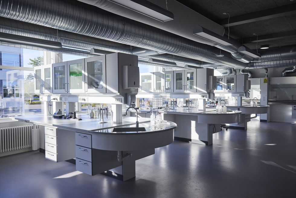 empty science laboratory