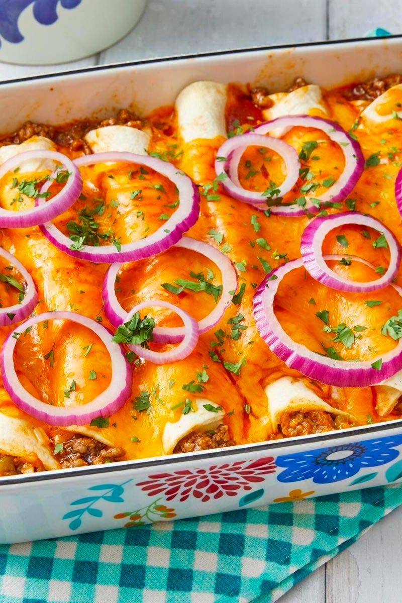 enchiladas de ternera