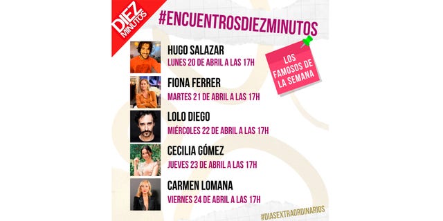 Esta semana nos abren las puertas de su casa Hugo Salazar, Fiona Ferrer, Lolo Diego, Cecilia Gómez y Carmen Lomana. 