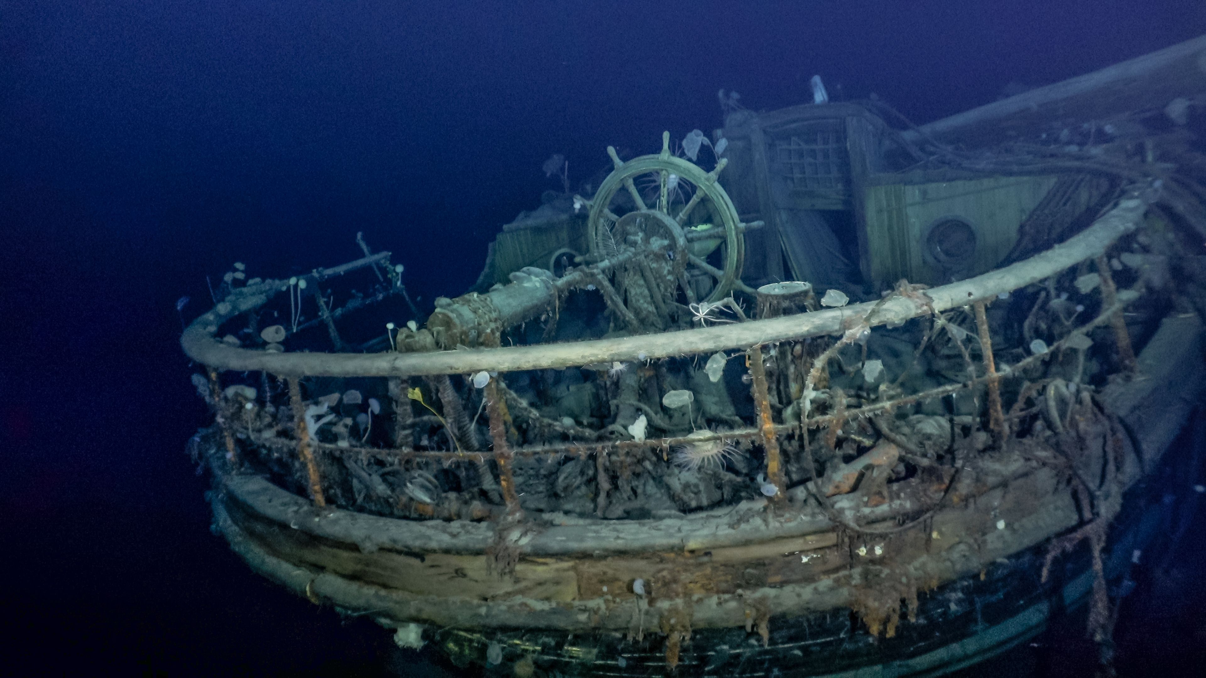 sunken ship titanic