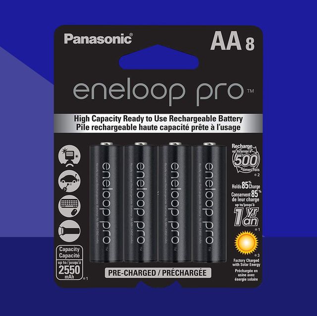 Panasonic Eneloop Pro AA, 2550mAh Rechargeable 4-Battery, 2500 Mah