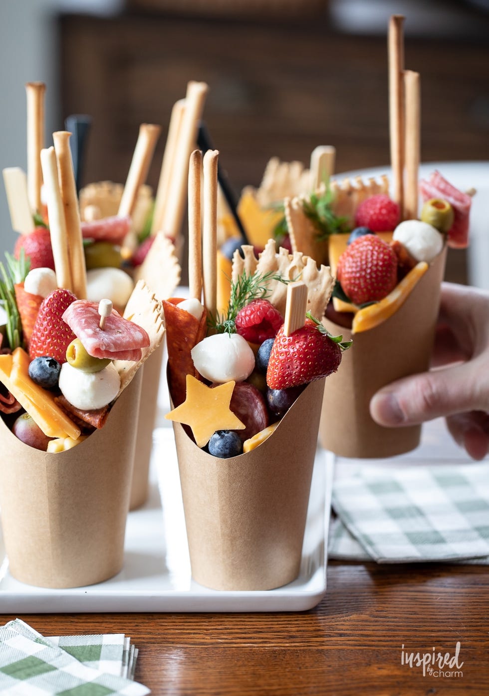 engagement party ideas charcuterie cups