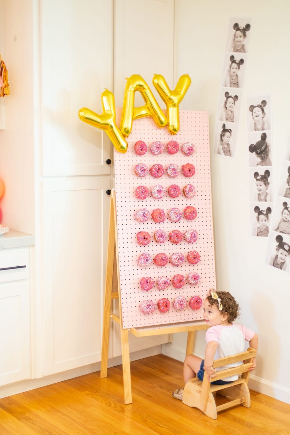 engagement party ideas donut wall