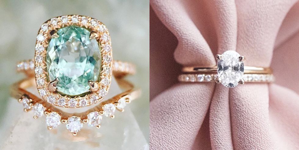 VOSS Beautiful Wedding Diamond Vintage Engagement Ring Womens Silver Band  Rings - Walmart.com