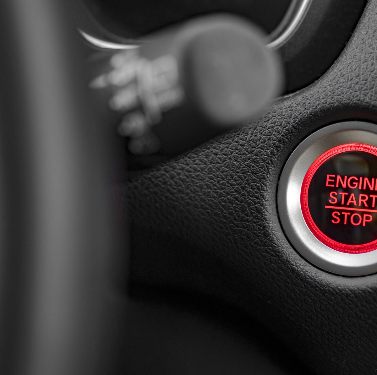 Car Alarm With Autostart Push One Button Auto Start Stop Keyless