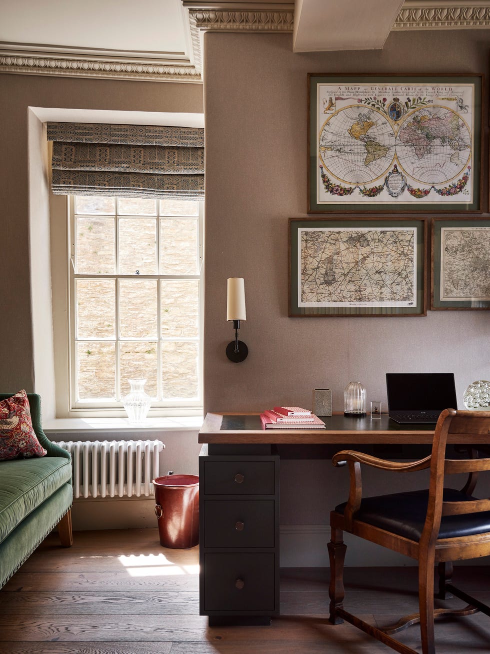 engineered wood flooring in home office study