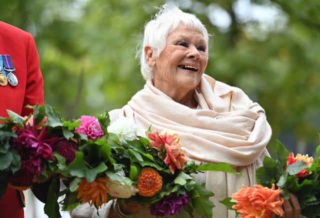 judi dench queens garden chelsea flower show