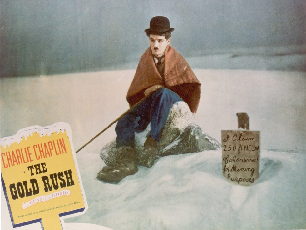 chaplin in the gold rush