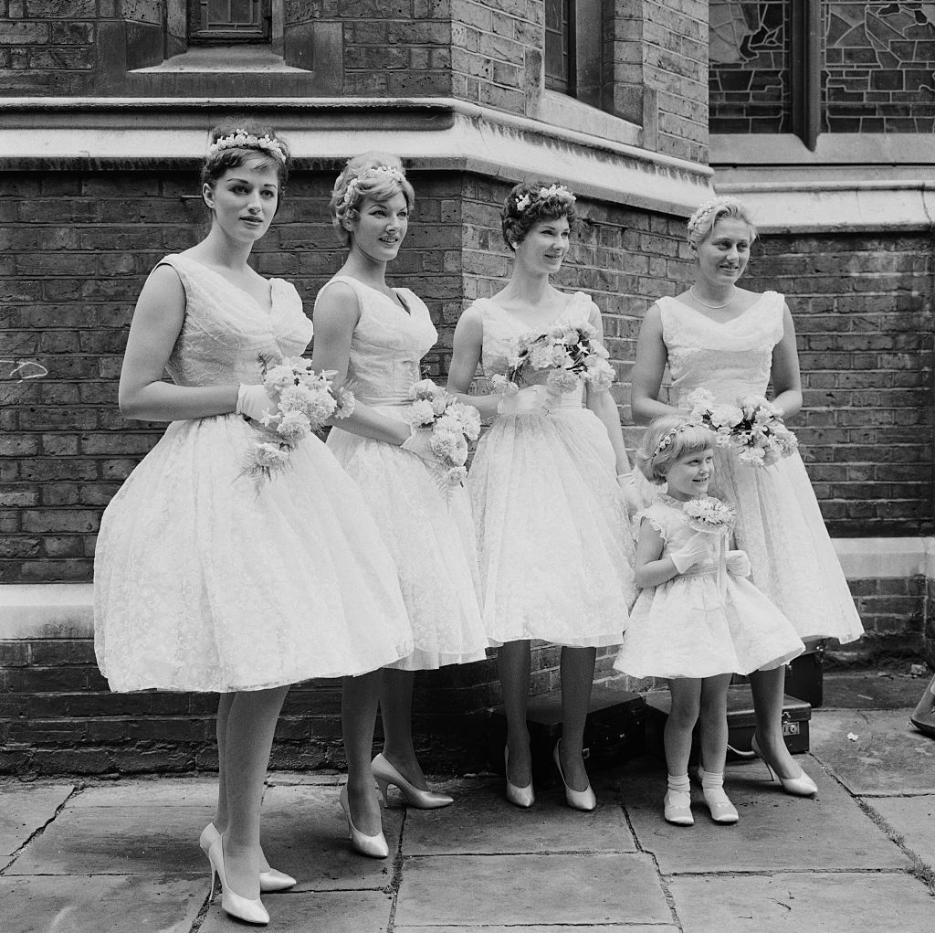 1950's style bridesmaid outlet dresses