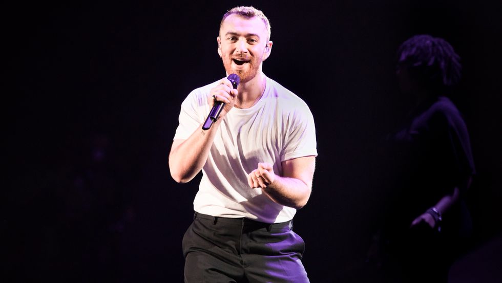 Sam Smith Performs During The Thrill Of It All World Tour 2018 In Shanghai