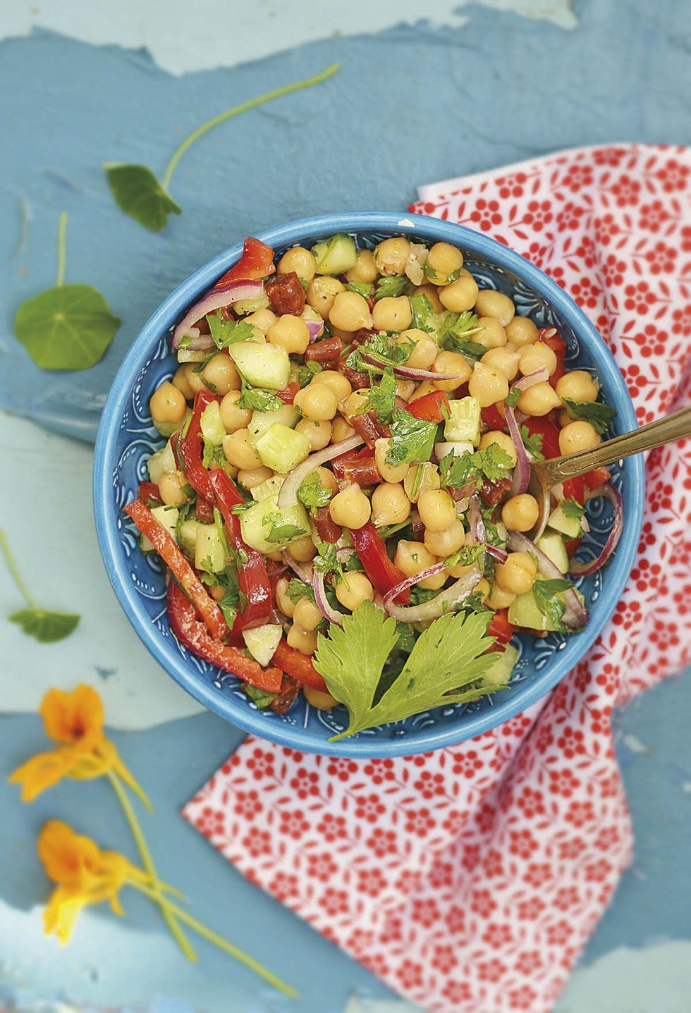 ensalada de garbanzos