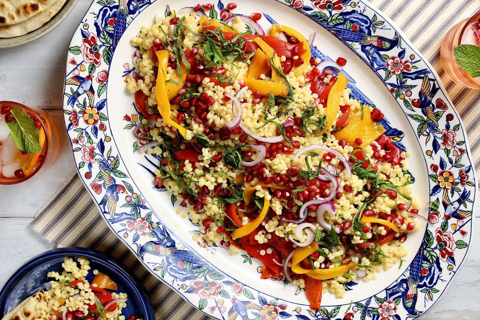 ensalada de cuscus y granada