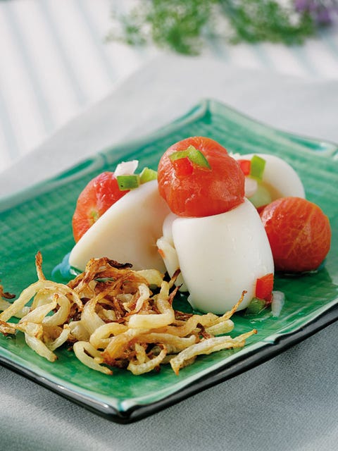 ENSALADA DE TOMATES Y CALAMARES ensalada de tomates y calamares