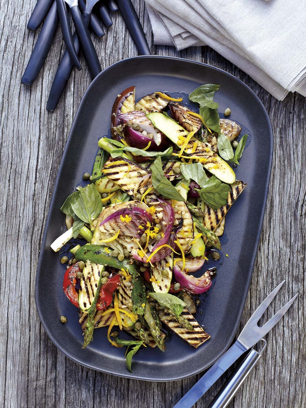 ensalada de verduras asadas