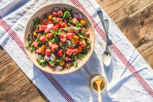 ensalada de sandía