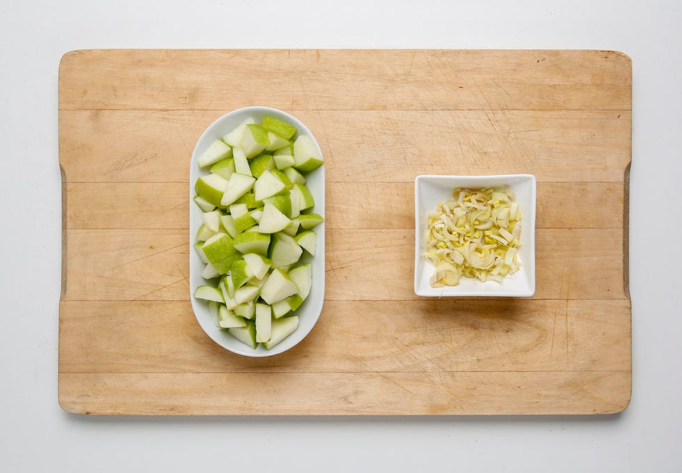 receta de ensalada verde con manzana