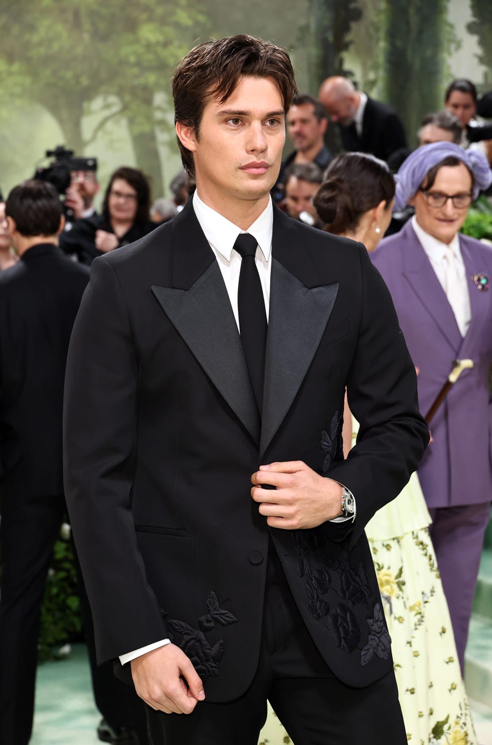 Nicholas Galitzine Wears Custom Fendi to Met Gala 2024