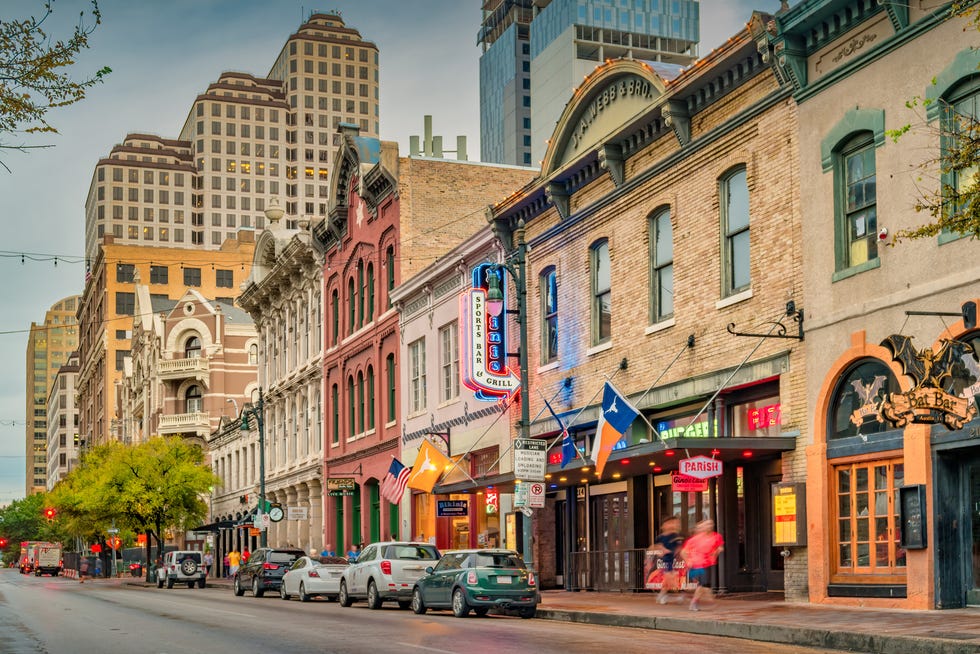 Entertainment District Bars Downtown Austin Texas USA entertainment district bars downtown austin texas usa