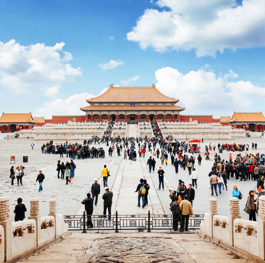 entree van de verboden stad in beijing