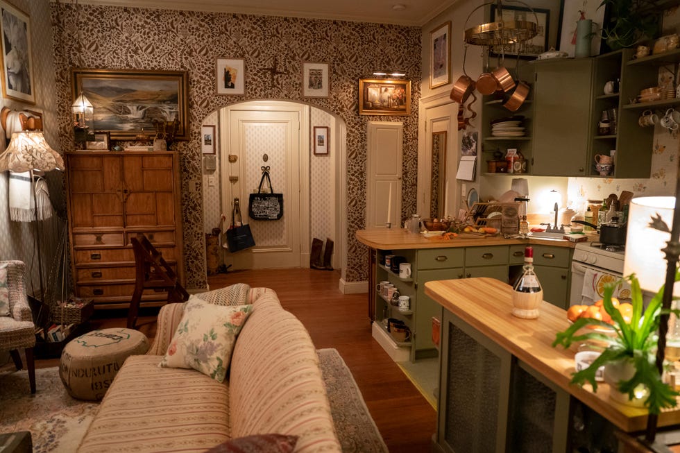 decoración del apartamento de meryl streep en la serie ﻿sólo asesinatos en el edificio