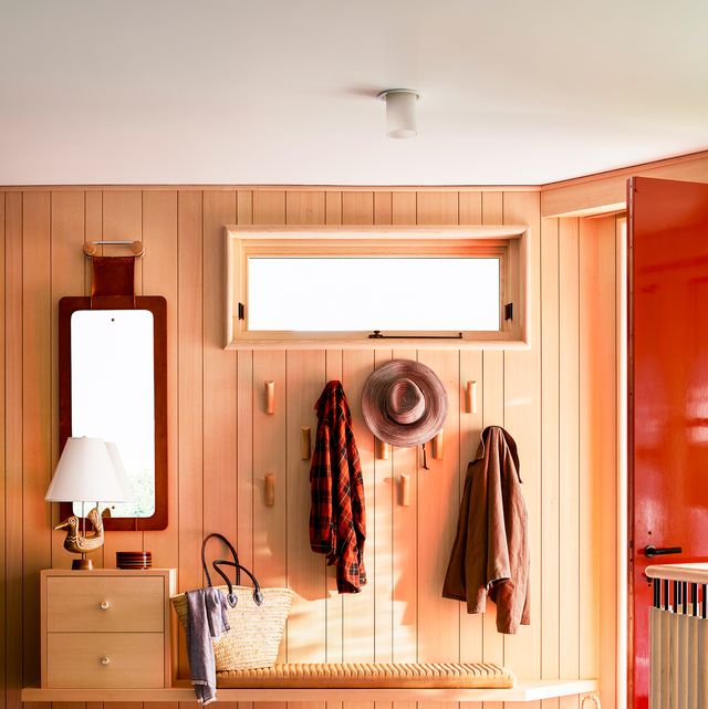 DIY Mudroom Coat Hook Accent Wall - Smallish Home