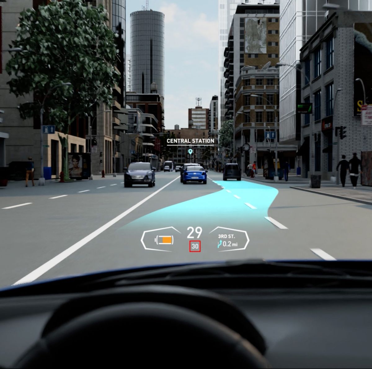 Automobile Heads Up Display