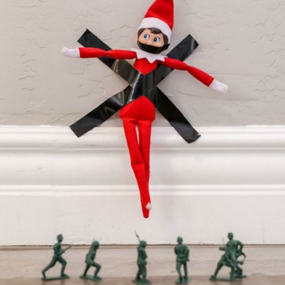 elf on the shelf ideas elf on the shelf gets held hostage