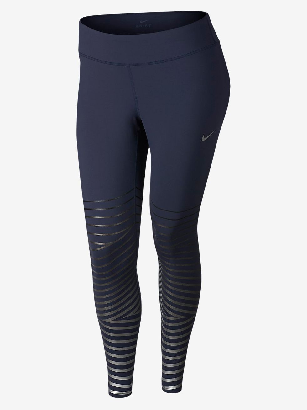 Nike Women's Epic Lux Tight Crop Running Pants (Navy, X-Small) 