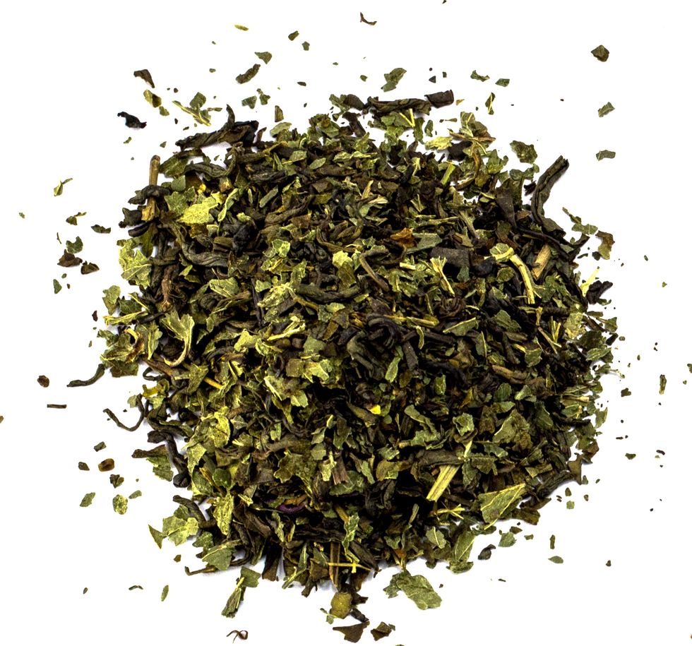 Three types of tea - Green tea, Rooibos tea and Ginger tea