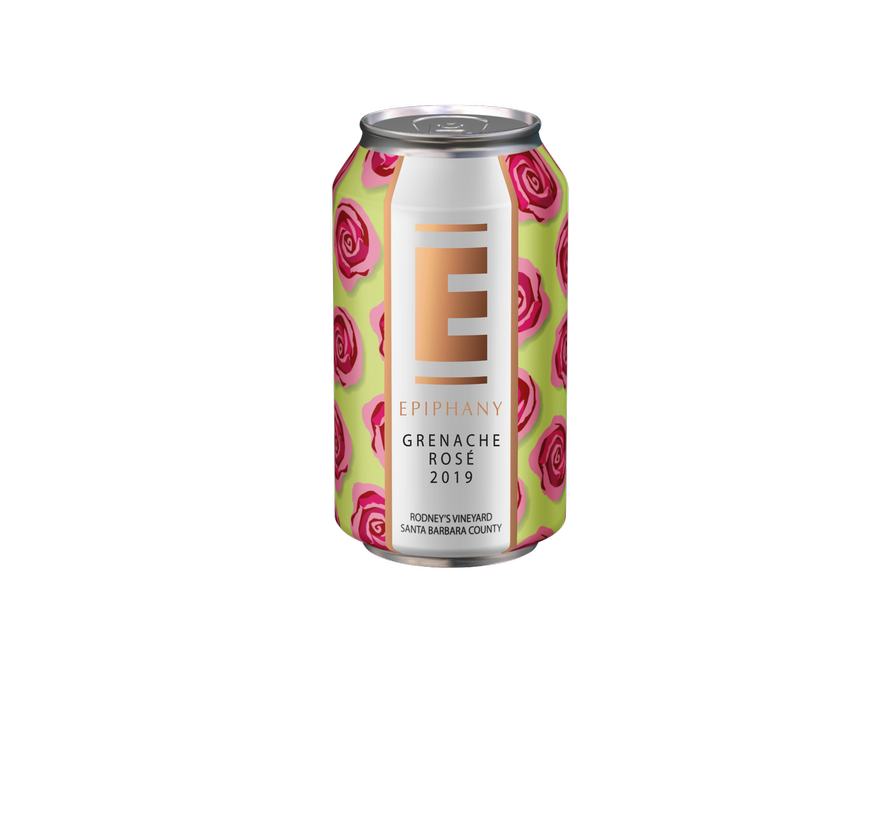 a can of epiphany grenache rosé