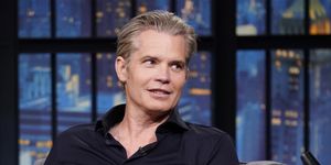 timothy olyphant on late night with seth meyers season 10 shortly after wrapping production of justified city primeval