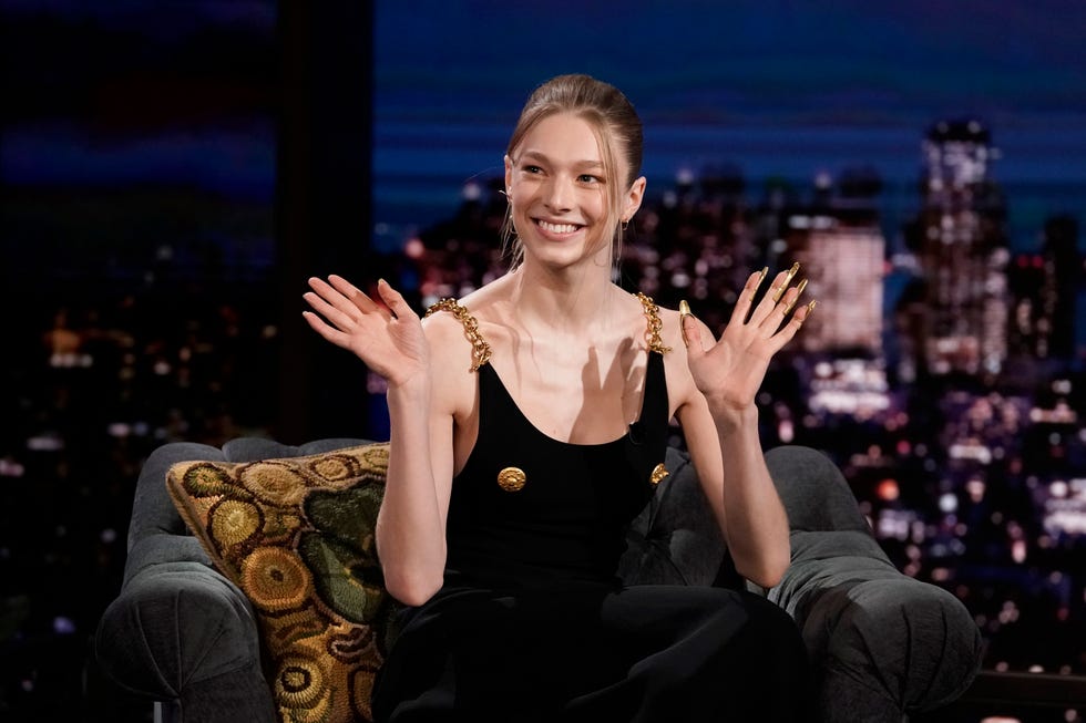 hunter schafer on the tonight show starring jimmy fallon