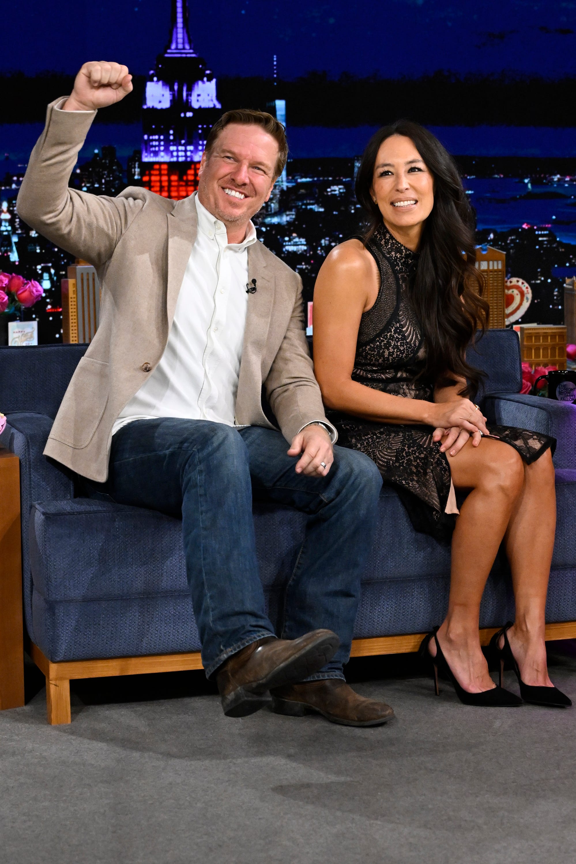 Joanna Gaines Shut Down 'The Tonight Show' in a Stunning Lace Dress