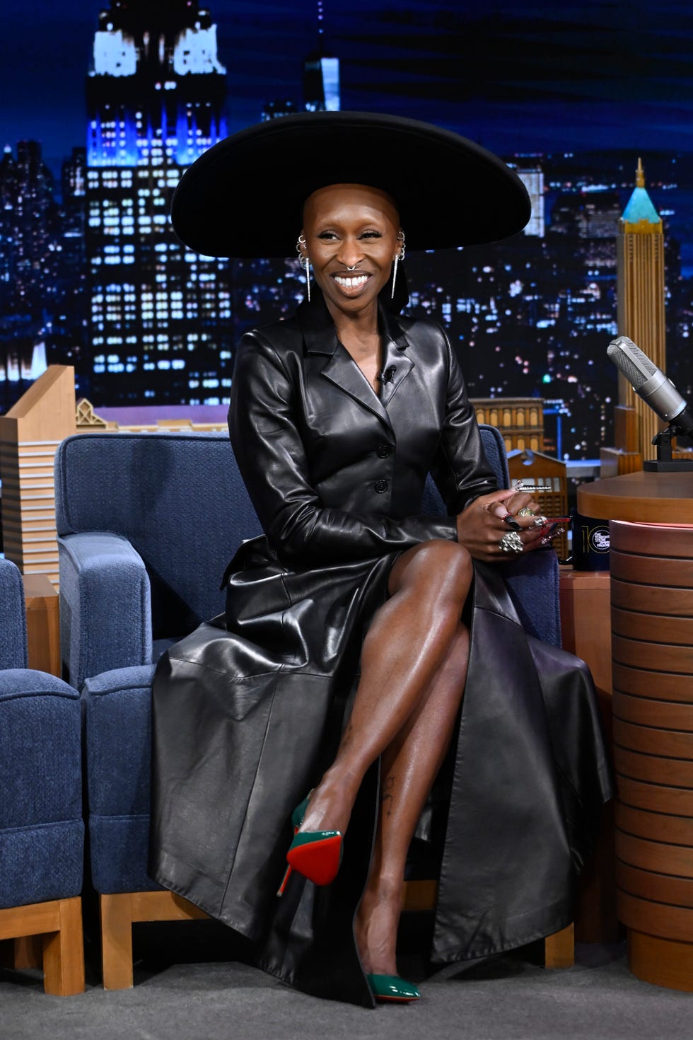 ctress cynthia erivo during an interview on wednesday, november 13, 2024